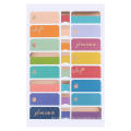Tarefas coloridas feitas sob encomenda / calendário / etiquetas decorativas diário do planejador, notas pegajosas